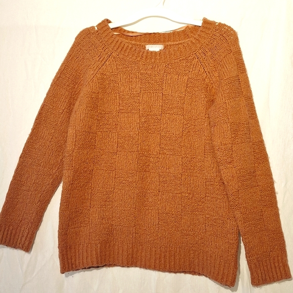 Oversized Off Shoulder Wool Knit Sweater, sz 6 NWOT - Picture 7 of 9